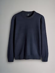 The Set Multi 4 Pack Long Sleeve Knitted Crew Jumpers - Image 8 of 12