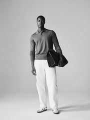 The Set Multi 3 Pack Long Sleeve Knitted Polo Jumpers - Image 3 of 14
