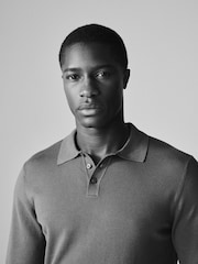 The Set Multi 3 Pack Long Sleeve Knitted Polo Jumpers - Image 5 of 14
