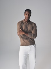 The Set Multi 3 Pack Long Sleeve Knitted Polo Jumpers - Image 6 of 14