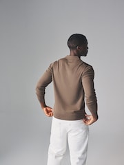 The Set Multi 3 Pack Long Sleeve Knitted Polo Jumpers - Image 9 of 14