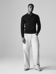 The Set Multicolour 3 Pack Long Sleeve Knitted Polo Jumpers - Image 3 of 11
