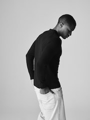 The Set Multicolour 3 Pack Long Sleeve Knitted Polo Jumpers - Image 4 of 11