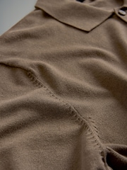 The Set Black / Dark Charcoal / Taupe marl 3 Pack Long Sleeve Knitted Polo Jumpers - Image 13 of 13