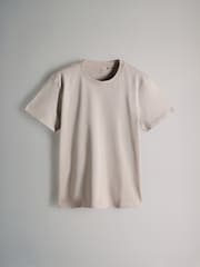 The Set Navy/Neutral/White/Powder Blue Regular Short Sleeve T-Shirts 4 Pack - Image 3 of 7