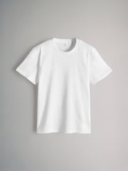 The Set Navy/Neutral/White/Powder Blue Regular Short Sleeve T-Shirts 4 Pack - Image 5 of 7