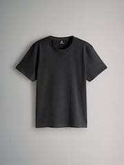 The Set Black/Taupe Brown/White/Warm Stone Regular Short Sleeve T-Shirts 4 Pack - Image 3 of 7