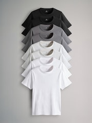 The Set 8 Pack Slim Short Sleeve T-Shirts - Imagen 1 de 11