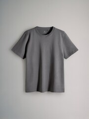 The Set Black/Charcoal/Grey Marl/White Regular Short Sleeve T-Shirts 8 Pack - Image 5 of 11