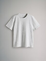 The Set Black/Charcoal/Grey Marl/White Regular Short Sleeve T-Shirts 8 Pack - Image 6 of 11