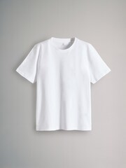 The Set Black/Charcoal/Grey Marl/White Regular Short Sleeve T-Shirts 8 Pack - Image 8 of 11
