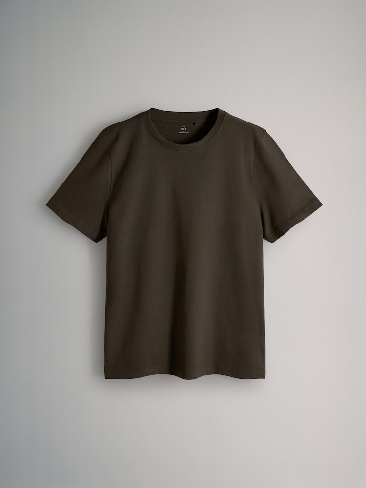 Black/Burgandy/Dark Khaki/Light Green - The Set 7 Pack Regular Short Sleeve T-Shirts - Imagen 2 de 10