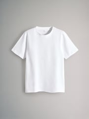 The Set Navy/Chocolate Brown/Stone/Powder Blue 4 Pack Slim Short Sleeve T-Shirts - Image 4 of 7