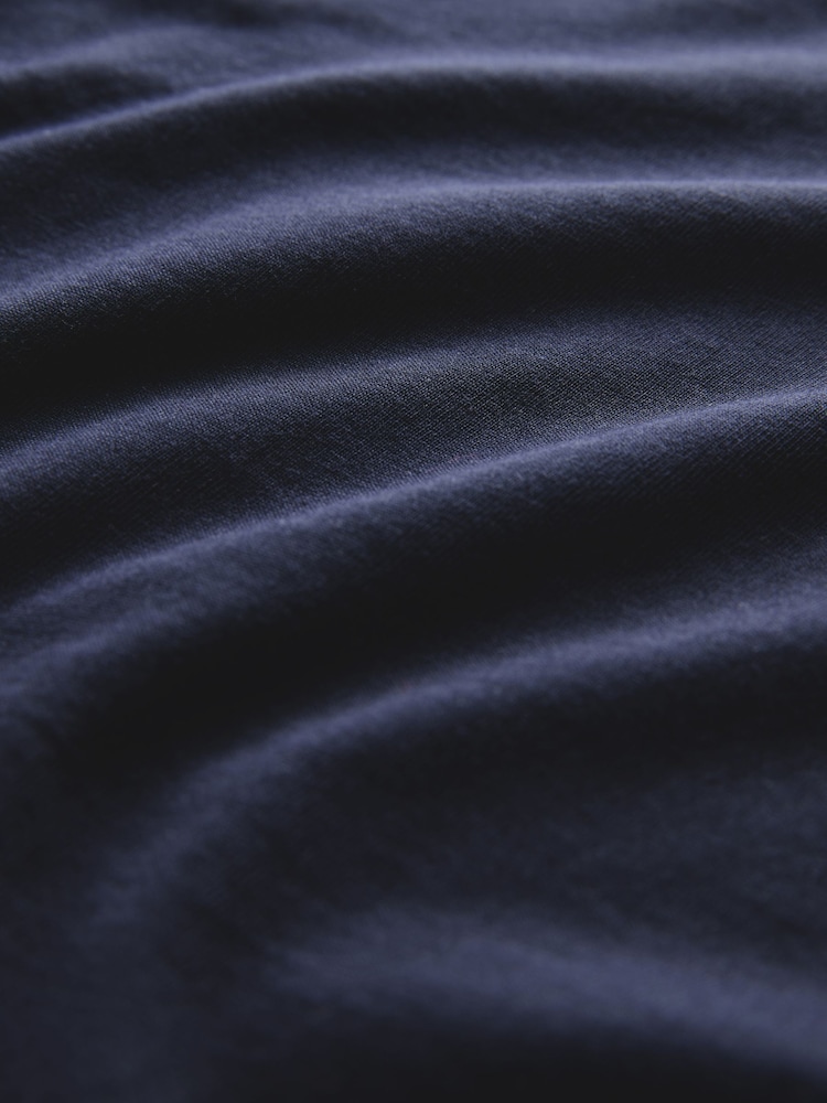 The Set Navy/Chocolate Brown/Stone/Powder Blue 4 Pack Slim Short Sleeve T-Shirts - Image 7 of 7