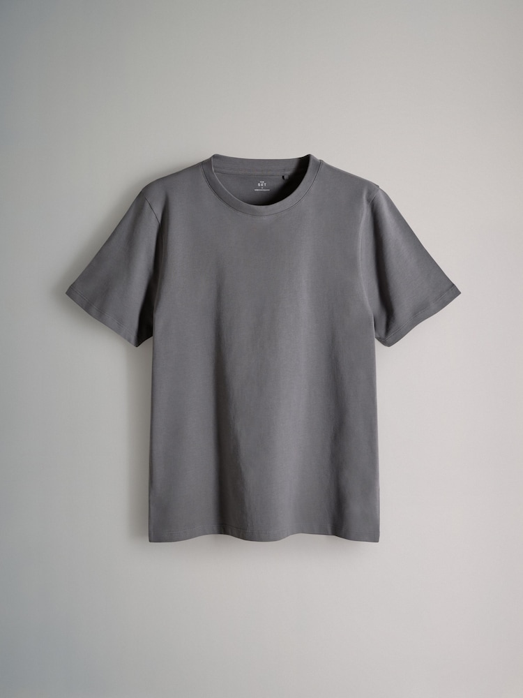 Black/Charcoal/Pink/Light Stone - The Set 4 Pack Slim Short Sleeve T-Shirts - Imagen 2 de 7