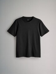 Black/Charcoal/Pink/Light Stone - The Set 4 Pack Slim Short Sleeve T-Shirts - Imagen 3 de 7