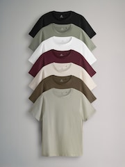 The Set Slim Short Sleeve T-Shirts 7 Pack - Imagem 1 de 14