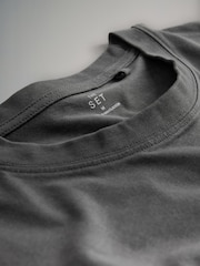 The Set Multicoloured 4 Pack Regular Long Sleeve T-Shirts - Image 12 of 12