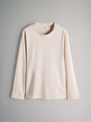 The Set Black/Taupe Brown/Warm Stone/White Regular Long Sleeve T-Shirts 4 Pack - Image 5 of 7