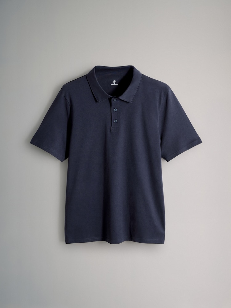 The Set 3 Pack Short Sleeve Polo Shirts - Imagen 2 de 6