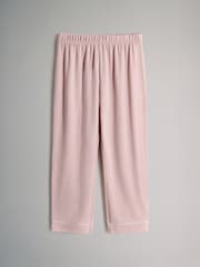 The Set Pink/Grey Button Through Long Sleeve Pyjamas - Image 5 of 7