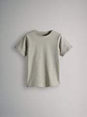 The Set Black/Dark Khaki/Khaki/Light Khaki/Stone Regular Short Sleeve T-Shirts 6 Pack - Image 8 of 13
