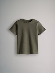 The Set Black/Dark Khaki/Khaki/Light Khaki/Stone Regular Short Sleeve T-Shirts 6 Pack - Image 9 of 13