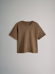 The Set Blue/Brown 6 Pack Short Sleeve Boxy T Shirt - Image 13 of 18
