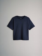 The Set Blue/Brown 6 Pack Short Sleeve Boxy T Shirt - Image 14 of 18