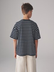 The Set Blue/Brown 6 Pack Short Sleeve Boxy T Shirt - Image 9 of 18