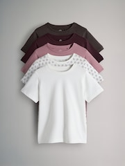 The Set Multi Regular Short Sleeve T-Shirts 5 Pack - Image 1 of 8