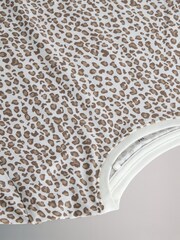 The Set Leopard/Taupe/Light Pink/Stripe/Warm Stone 5 Pack Short Sleeve Skater T-Shirts - Image 13 of 13