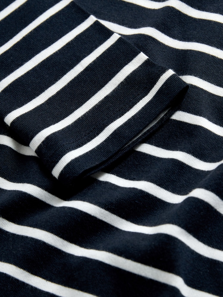 The Set Navy/Light Blue/Grey Marl/Stripe/Charcoal 6 Pack Regular Long Sleeve T-Shirts - Image 9 of 9