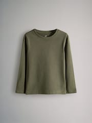 Black/Dark Khaki/Khaki/Light Khaki/Stone - The Set 6 Pack Regular Long Sleeve T-Shirts - Imagen 10 de 13