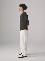 Black/Dark Khaki/Khaki/Light Khaki/Stone - The Set 6 Pack Regular Long Sleeve T-Shirts - Imagen 3 de 13