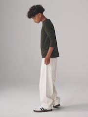 Black/Dark Khaki/Khaki/Light Khaki/Stone - The Set 6 Pack Regular Long Sleeve T-Shirts - Imagen 4 de 13
