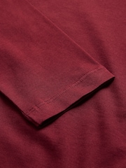 The Set Navy/Dark Green/Dark Red/White 4 Pack Relaxed Long Sleeve T-Shirts - Image 7 of 7