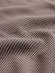 The Set Navy/Taupe/Light Pink/Cream 3 Pack Long Sleeve Collar Ribbed Tops - Image 6 of 7