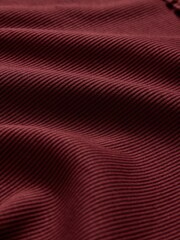 The Set Navy/Dark Red/Cream 3 Pack Long Sleeve Collar Ribbed Tops - Image 6 of 6
