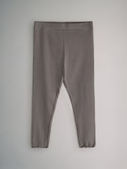 The Set Black/Brown 4 Pack Ribbed Leggings - Image 4 of 7