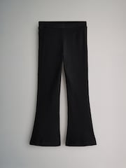 The Set Black/Brown Black/Brown/Taupe Brown/Oatmeal 4 Pack Flared Ribbed Leggings - Image 2 of 7