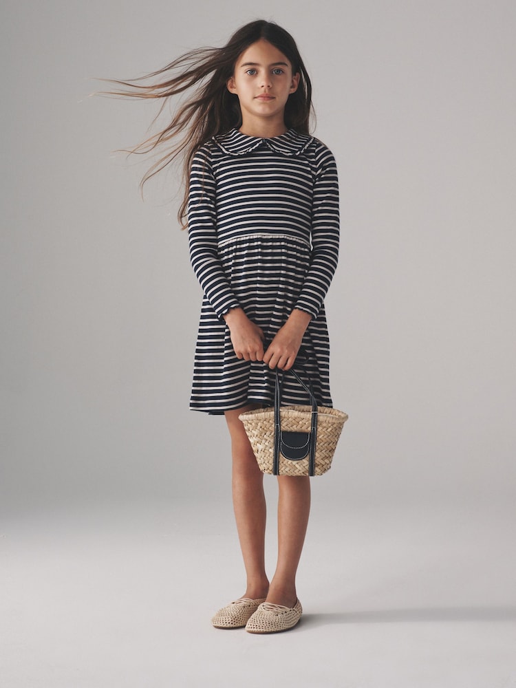 The Set Multicoloured 3 Pack Collared Ribbed Long Sleeve Dresses - Image 1 of 12
