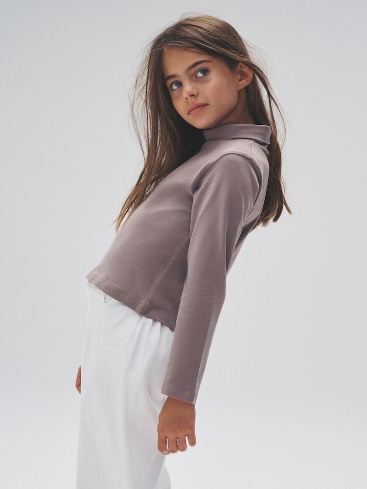 The Set Black/Grey 3 Pack Long Sleeve Roll Neck T Shirts - Image 6 of 6 The Set Black/Grey 3 Pack Long Sleeve Roll Neck T Shirts - Image 6 of 6