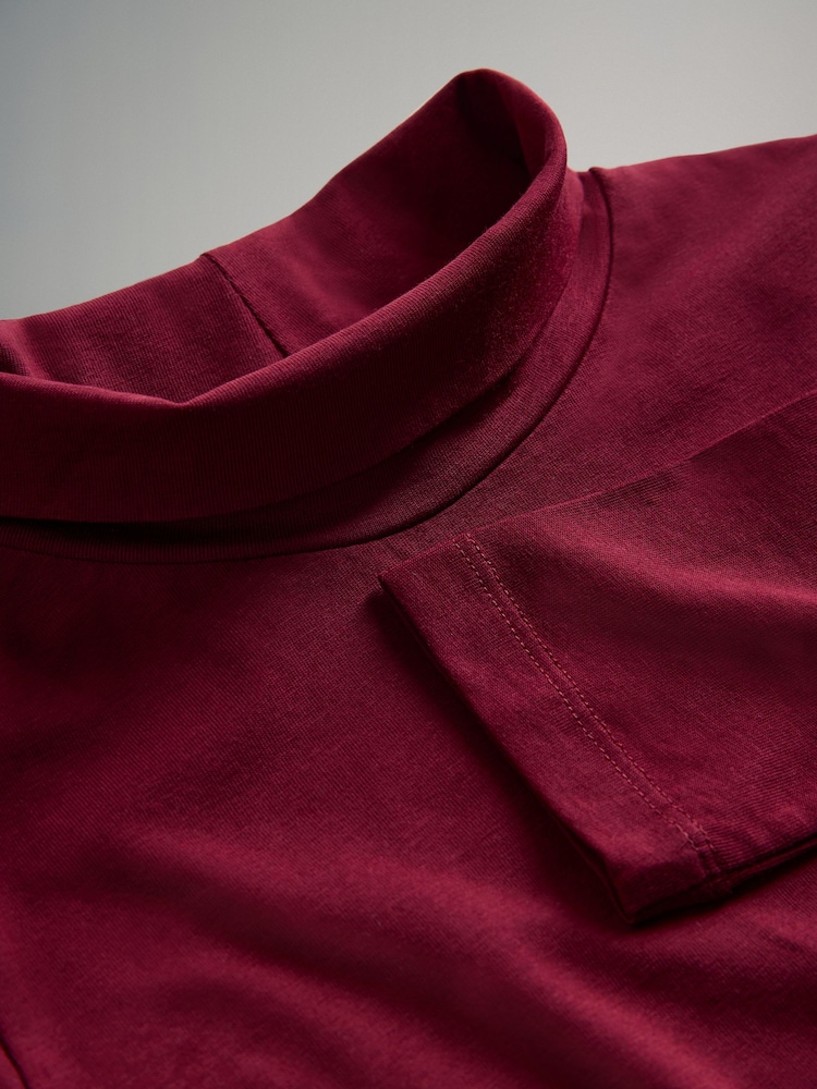 Rot/Blau - The Set 3 Pack Long Sleeve Roll Neck T Shirts - Bild 6 von 6