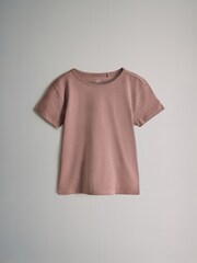 The Set Pink/Stone 5 Pack Short Sleeve Crew Neck T-Shirts - Image 10 of 13