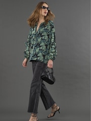 Religion Green Solstice Frill Blouse - Image 1 of 6