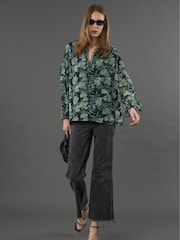 Religion Green Solstice Frill Blouse - Image 5 of 6