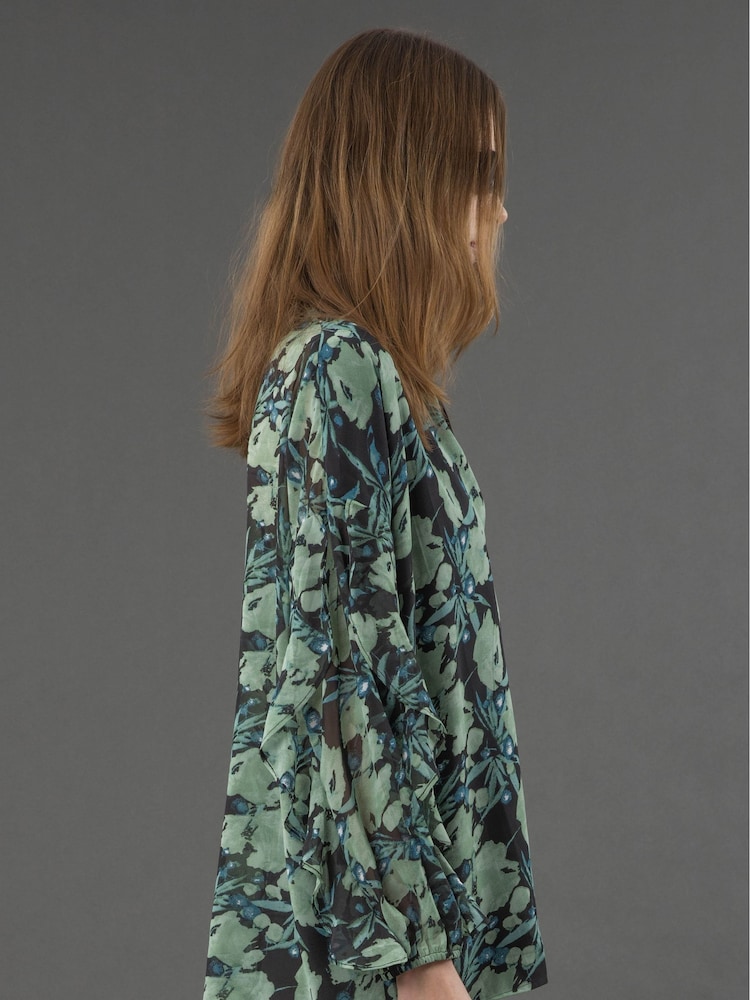 Religion Green Solstice Frill Blouse - Image 6 of 6