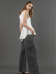 Religion White Fleet Waistcoat Top With Sequin Beading - Image 6 of 6