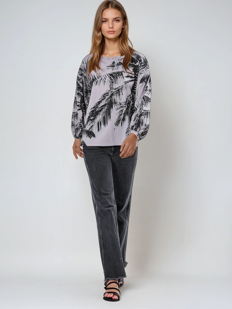 Religion Black Oversized Epidote Batwing Top With Hand Embellishment - Image 2 of 6
